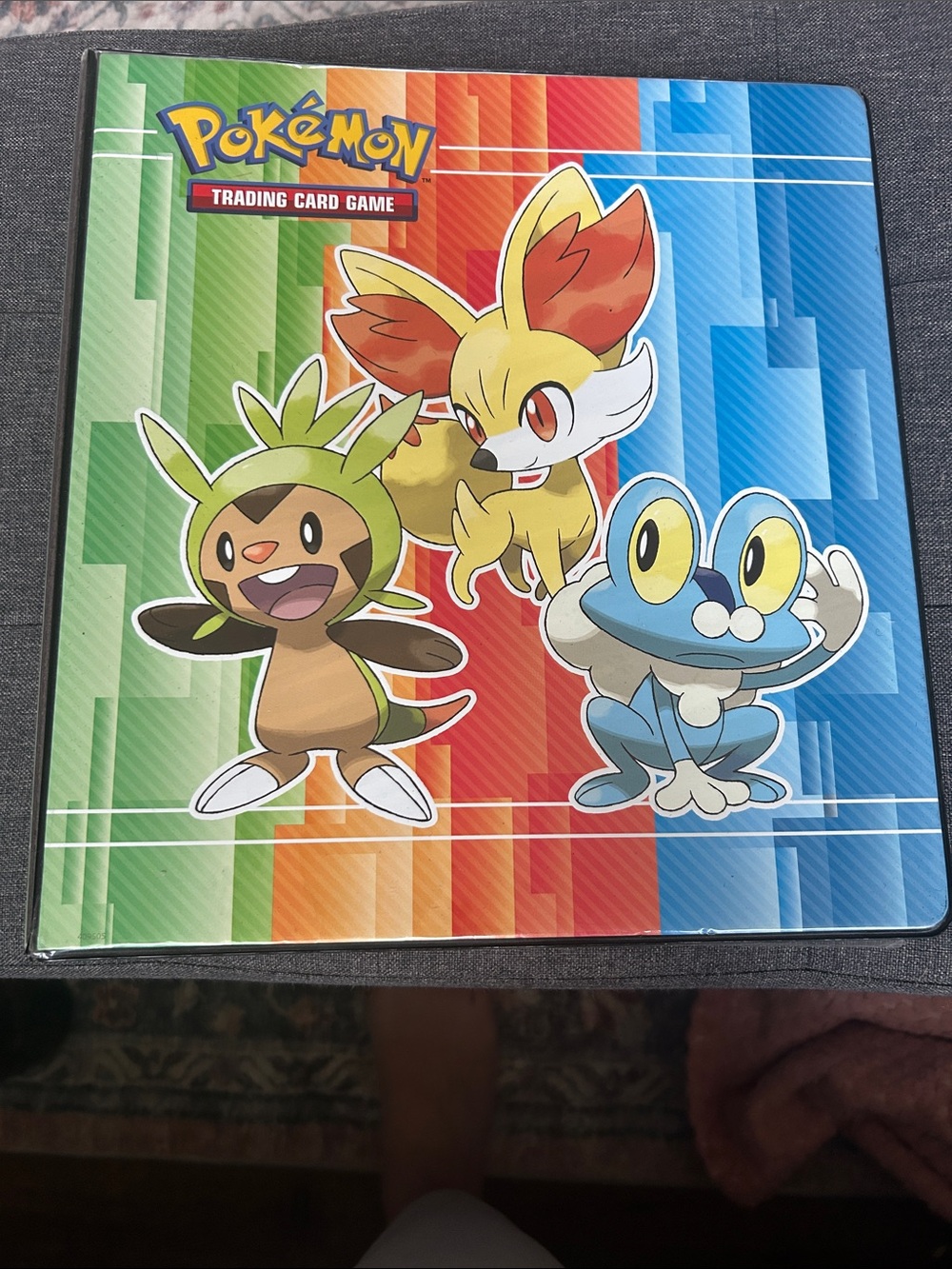 Pokemon Trading Cards with Binder. Total of 126 Cards
